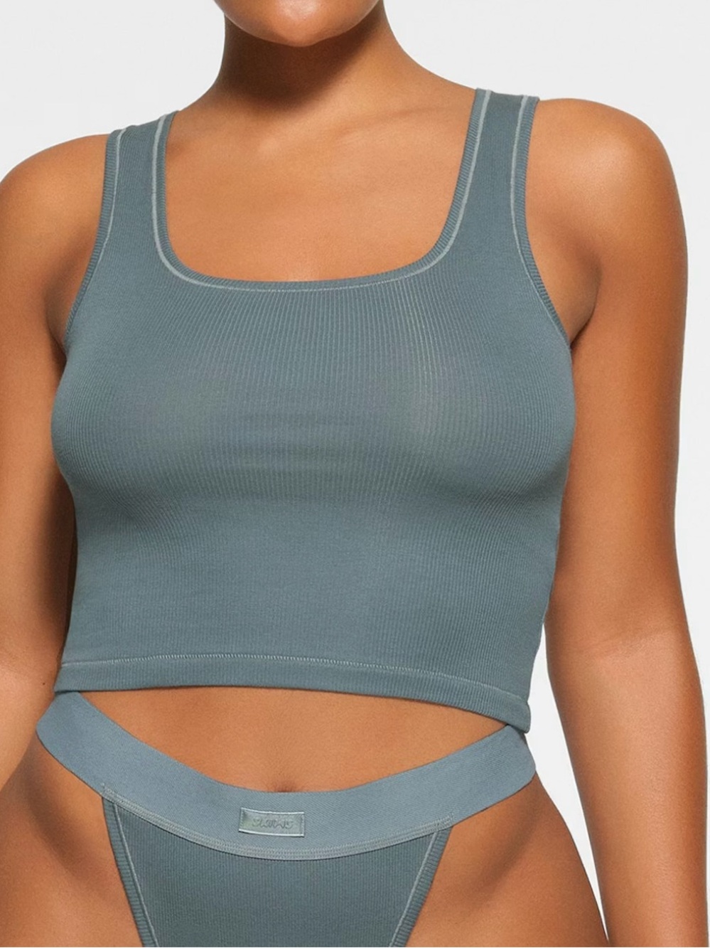 Skims | Cotton Rib Tank - Kyanite